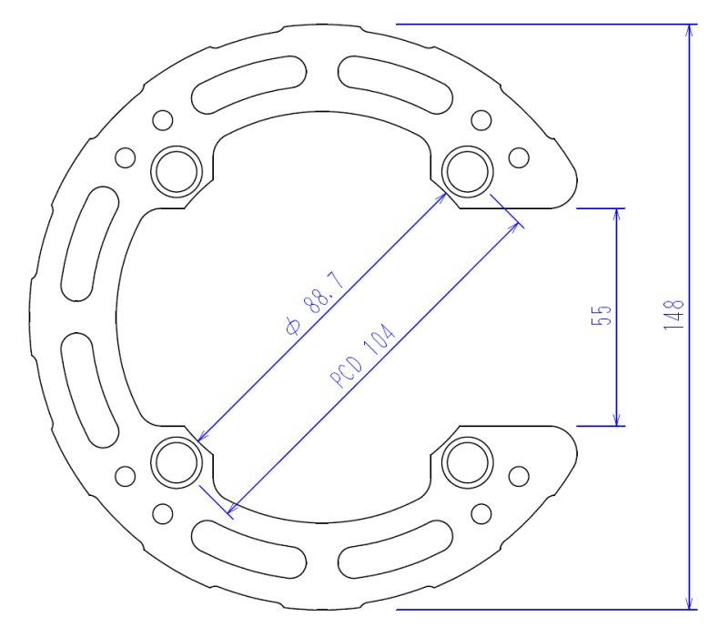 画像4: チェーンリングガード 32-34T (4)